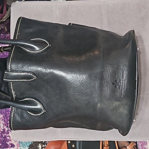Dooney & Bourke Florentine Leather Bucket Bag - Picture 4 of 6